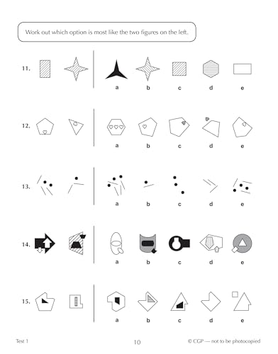 CGP Books - New 11+ CEM 10-Minute Tests: Non-Verbal Reasoning - Ages 1 image 4