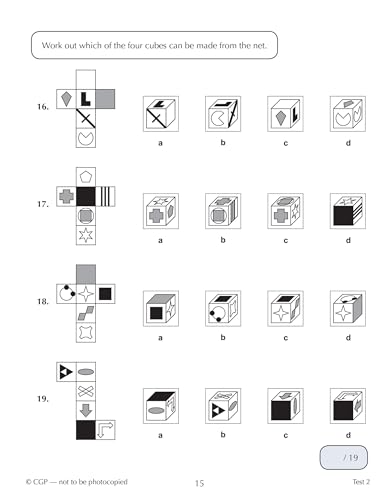 CGP Books - New 11+ CEM 10-Minute Tests: Non-Verbal Reasoning - Ages 1 image 6