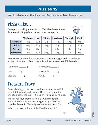 CGP Books - New 11+ GL 10-Minute Tests: Maths Mental Arithmetic - Ages image 5