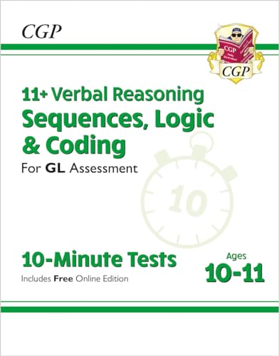 CGP Books - New 11+ GL 10-Minute Tests: Verbal Reasoning Sequences, Lo image 1