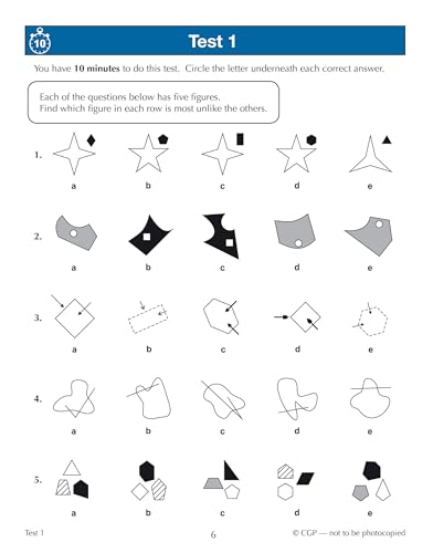 CGP Books - New 11+ GL 10-Minute Tests: Non-Verbal Reasoning - Ages 10 image 2
