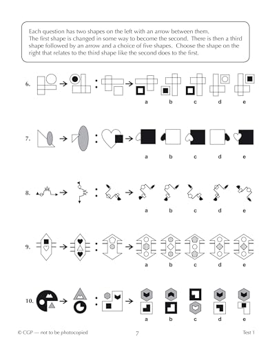CGP Books - New 11+ GL 10-Minute Tests: Non-Verbal Reasoning - Ages 10 image 3