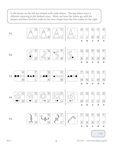 CGP Books - New 11+ GL 10-Minute Tests: Non-Verbal Reasoning - Ages 10 image 4