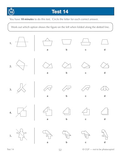 CGP Books - New 11+ GL 10-Minute Tests: Non-Verbal Reasoning Spatial - image 2