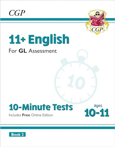 CGP Books - New 11+ GL 10-Minute Tests: English - Ages 10-11 Book 2 (w image 1
