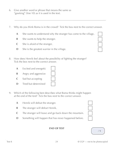CGP Books - New 11+ GL 10-Minute Tests: English - Ages 9-10 (with Onli image 4