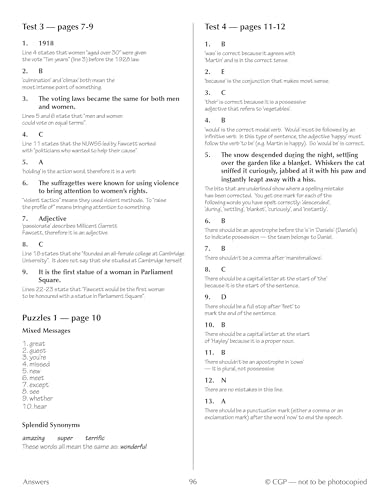 CGP Books - New 11+ GL 10-Minute Tests: English - Ages 9-10 (with Onli image 6