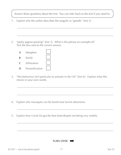 CGP Books - New 11+ GL 10-Minute Tests: English - Ages 8-9 (with Onlin image 4