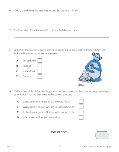CGP Books - New 11+ GL 10-Minute Tests: English - Ages 8-9 (with Onlin image 5