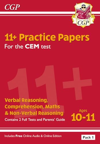 CGP Books - New 11+ CEM Practice Papers: Ages 10-11 - Pack 1 (with Par image 1
