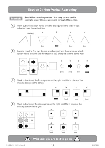 CGP Books - New 11+ CEM Practice Papers: Ages 10-11 - Pack 1 (with Par image 5