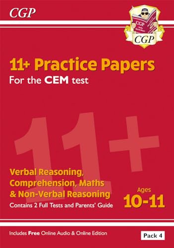 CGP Books - New 11+ CEM Practice Papers: Ages 10-11 - Pack 4 (with Par image 1