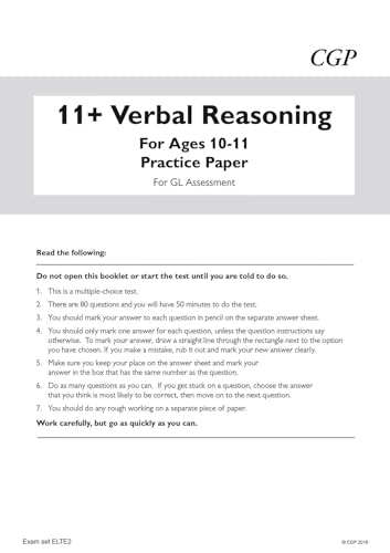 CGP Books - New 11+ GL Practice Papers Mixed Pack - Ages 10-11 (with P image 2