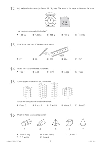 CGP Books - New 11+ GL Maths Practice Papers: Ages 10-11 - Pack 1 (wit image 5