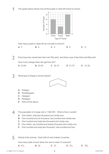 CGP Books - New 11+ GL Maths Practice Papers: Ages 10-11 - Pack 2 (wit image 3