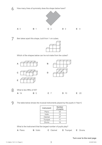 CGP Books - New 11+ GL Maths Practice Papers: Ages 10-11 - Pack 2 (wit image 4