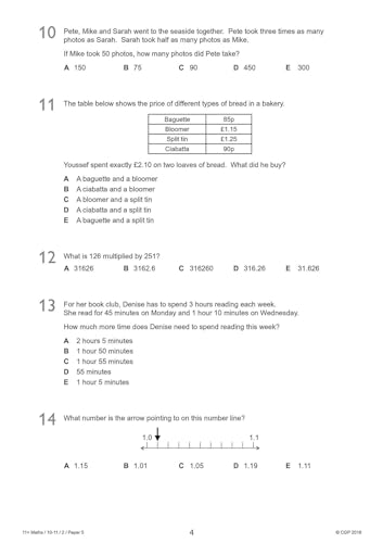 CGP Books - New 11+ GL Maths Practice Papers: Ages 10-11 - Pack 2 (wit image 5