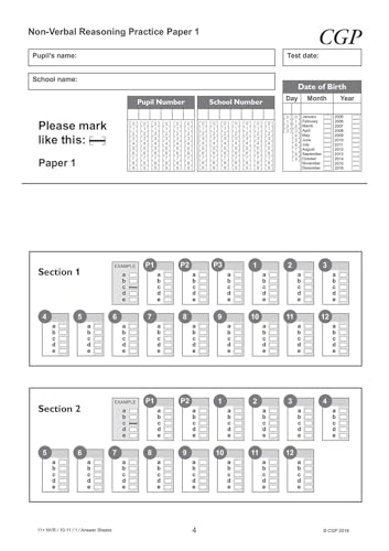 CGP Books - New 11+ GL Non-Verbal Reasoning Practice Papers: Ages 10-1 image 6