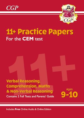 CGP Books - New 11+ CEM Practice Papers - Ages 9-10 (with Parents' image 1