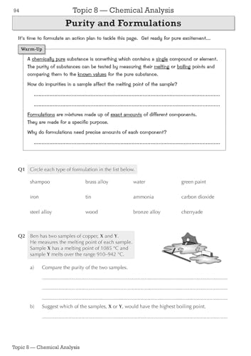 CGP Books - New Grade 9-1 GCSE Chemistry: AQA Workbook - Higher - Pape image 2