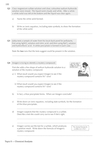 CGP Books - New Grade 9-1 GCSE Chemistry: AQA Workbook - Higher - Pape image 8