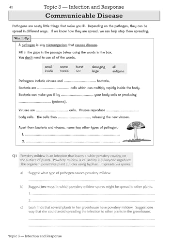 CGP Books - New Grade 9-1 GCSE Biology: AQA Workbook - Higher - Paperb image 2