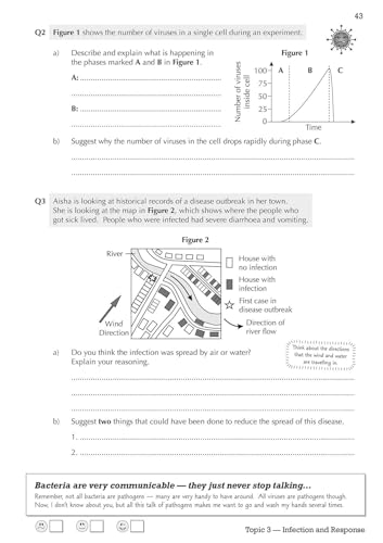 CGP Books - New Grade 9-1 GCSE Biology: AQA Workbook - Higher - Paperb image 3