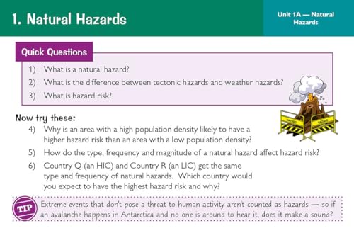 CGP Books - New Grade 9-1 GCSE Geography AQA Revision Question Cards - image 2
