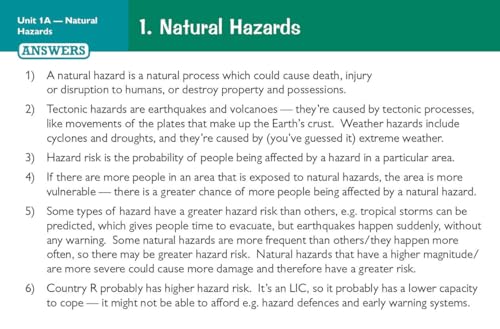 CGP Books - New Grade 9-1 GCSE Geography AQA Revision Question Cards - image 3