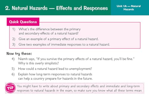 CGP Books - New Grade 9-1 GCSE Geography AQA Revision Question Cards - image 4