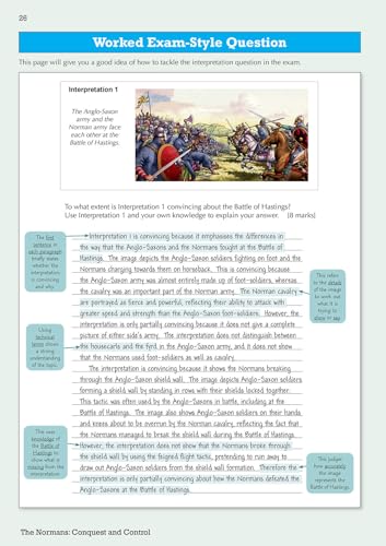 CGP Books - New Grade 9-1 GCSE History AQA Topic Guide - Norman Englan image 3