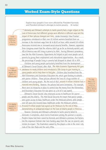 CGP Books - New Grade 9-1 GCSE History AQA Topic Guide - America, 1920 image 5