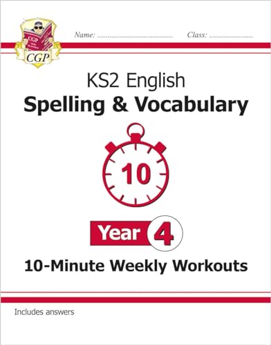 CGP Books - New KS2 English 10-Minute Weekly Workouts: Spelling & Voca image 1