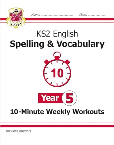 CGP Books - New KS2 English 10-Minute Weekly Workouts: Spelling & Voca image 1