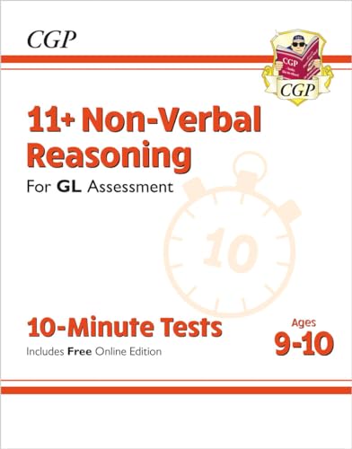 CGP Books - New 11+ GL 10-Minute Tests: Non-Verbal Reasoning - Ages 9- image 1