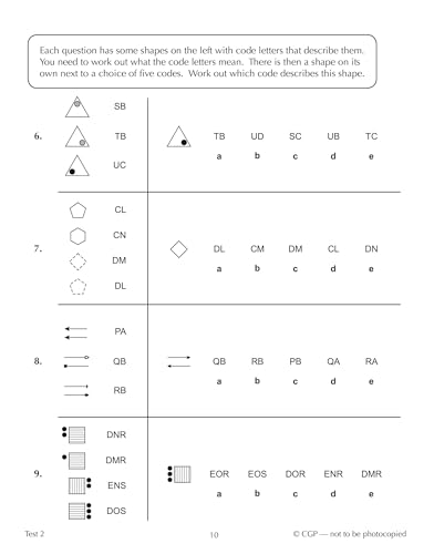 CGP Books - New 11+ GL 10-Minute Tests: Non-Verbal Reasoning - Ages 9- image 3