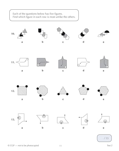 CGP Books - New 11+ GL 10-Minute Tests: Non-Verbal Reasoning - Ages 9- image 4