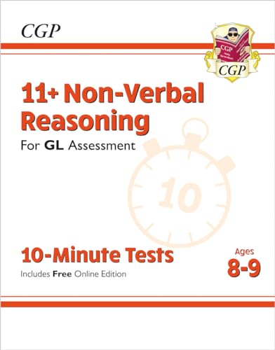 CGP Books - New 11+ GL 10-Minute Tests: Non-Verbal Reasoning - Ages 8- image 1