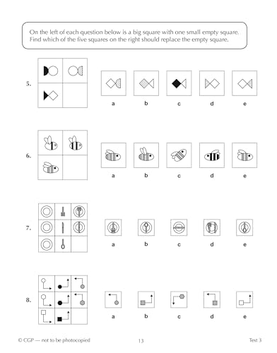 CGP Books - New 11+ GL 10-Minute Tests: Non-Verbal Reasoning - Ages 8- image 3