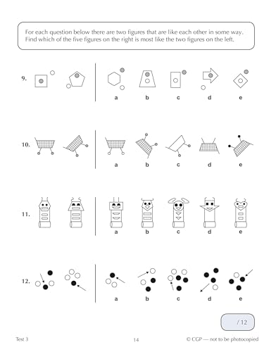 CGP Books - New 11+ GL 10-Minute Tests: Non-Verbal Reasoning - Ages 8- image 4