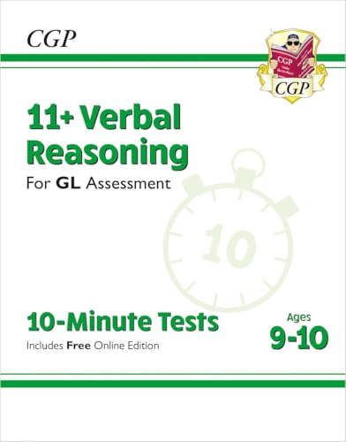 CGP Books - New 11+ GL 10-Minute Tests: Verbal Reasoning - Ages 9-10 ( image 1