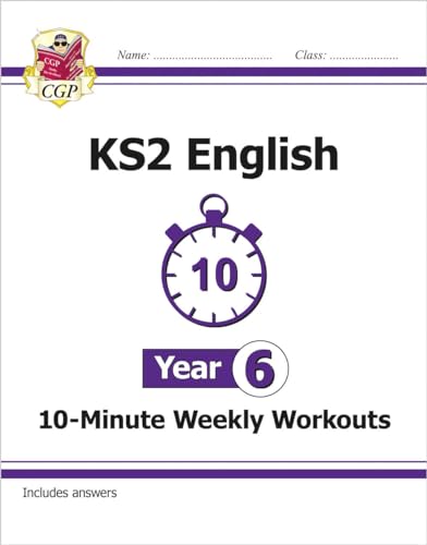 CGP Books - New KS2 English 10-Minute Weekly Workouts - Year 6 - Paper image 1