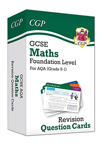 CGP Books - New Grade 9-1 GCSE Maths AQA Revision Question Cards - Fou image 1