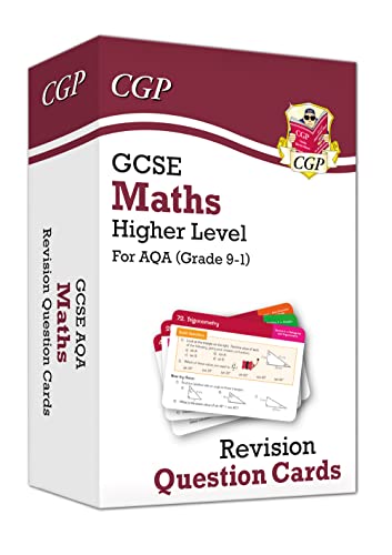 CGP Books - New Grade 9-1 GCSE Maths AQA Revision Question Cards - Hig image 1