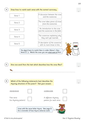 CGP Books - New KS2 English Targeted Question Book: Reading - Year 5 - image 5