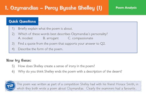 CGP Books - New 9-1 GCSE English: AQA Power & Conflict Poetry Antholog image 2