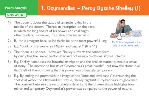 CGP Books - New 9-1 GCSE English: AQA Power & Conflict Poetry Antholog image 3