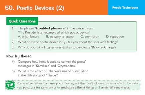 CGP Books - New 9-1 GCSE English: AQA Power & Conflict Poetry Antholog image 8