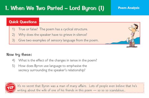CGP Books - New 9-1 GCSE English: AQA Love & Relationships Poetry Anth image 2