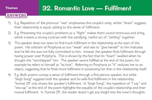 CGP Books - New 9-1 GCSE English: AQA Love & Relationships Poetry Anth image 7